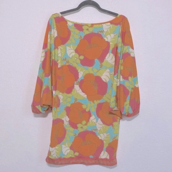TRINA TURK Playa De Flor Tunic Cover-up Size Large - Picture 4 of 8